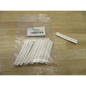 Eaton XBMZB6H41 Terminal Marker Tags XBMZB6H41 (Pack of 14)