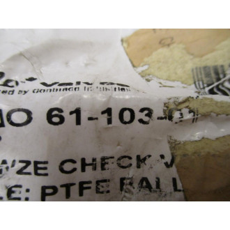 Apollo 61-103-01 Check Valve 6110301