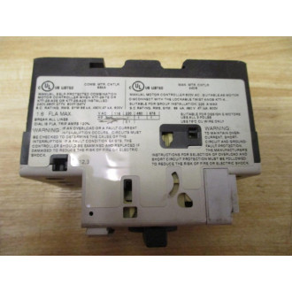 Sprecher+Schuh KTA7-25S-1.6A Motor Starter KTA725S16A - Used
