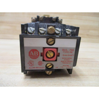 Allen Bradley 700-PK400A1 AC Relay 700PK400A1 W 700-PB40 - Used