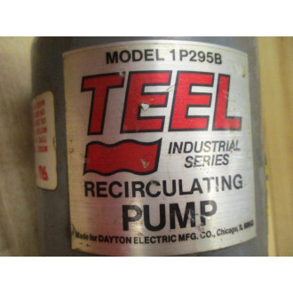 Teel 1P295B Recirculating Pump - Used Teel 1P295B Recirculating Pump - Used