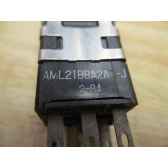 Honeywell  Micro Switch AML21BBA2AC-J Push Button AML21BBA2ACJ (Pack of 5) - Used