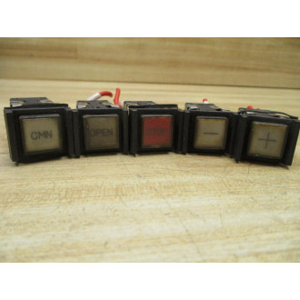 Honeywell  Micro Switch AML21BBA2AC-J Push Button AML21BBA2ACJ (Pack of 5) - Used