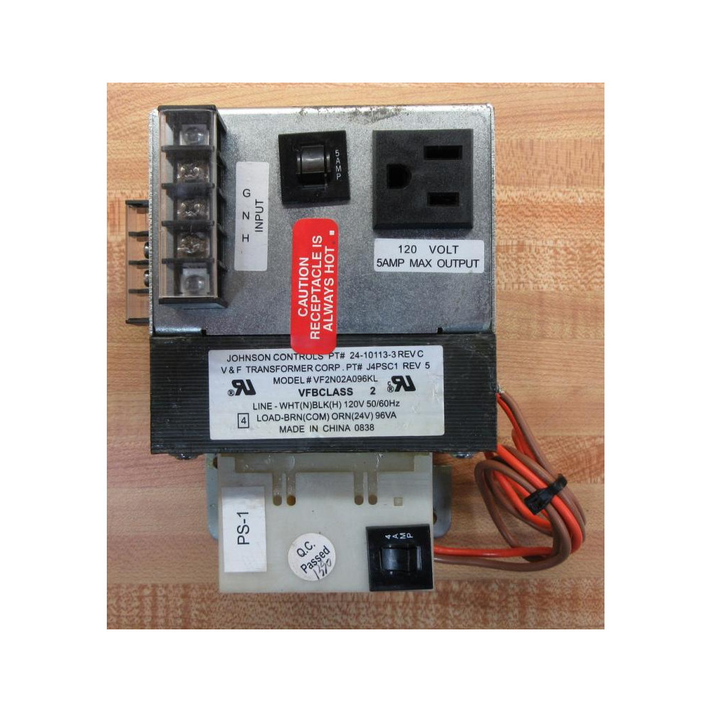 Johnson Controls 24-10113-3 Transformer 24101133 - Used
