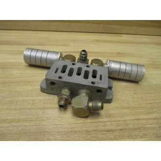 Parker ES37MB Exhaust Silencer 2 Silencers W Port - Used