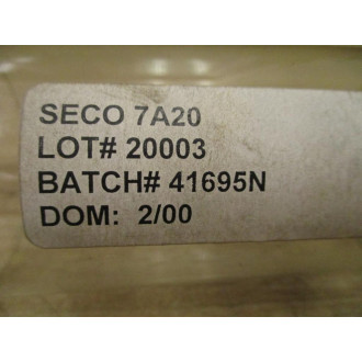 AirdromeSeco AP50A20 Conical Seal 7A20 (Pack of 25)