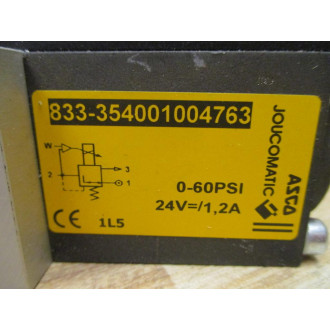 AscoJoucomatic 833-354001004763 Sentronic Proportional Valve 833354001004763 - Used