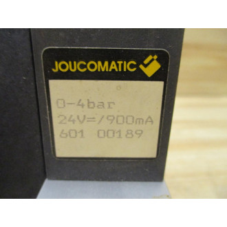 Joucomatic 601 00189 Sentronic Proportional Valve 60100189 - Used