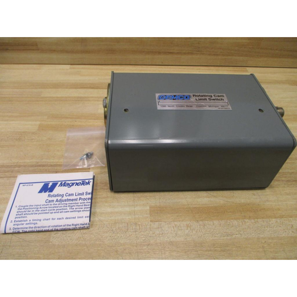 Gemco 19804067 Rotating Cam Limit Switch - New No Box