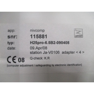 Nivcomp H25Ppro-6.5b2-090408 Leveling Instrument