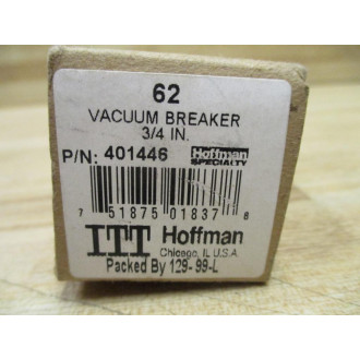 ITT Hoffman 401446 Vacuum Breaker 62 ITT Hoffman 401446 Vacuum Breaker 62