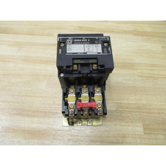 Square D 8536-SD01 Contactor 8536SDO1 W 31063-409-38 Coil - Used