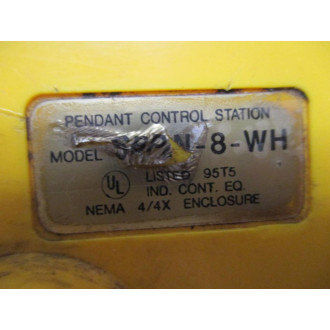 Magnetek SBPN-8-WH Pendant Control Station SBPN8WH - Used