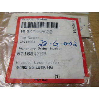 Flowserve ML3K2000C33 Stainless Steel Lock Ring 6302