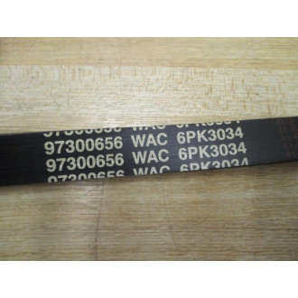 97300656 Serpentine Belt 6PK3034