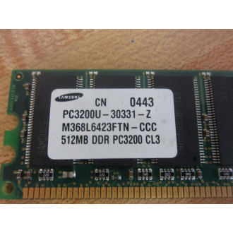 Samsung PC3200U-30331-Z Memory Board PC3200U30331Z M368L6423FTN-CCC - Used