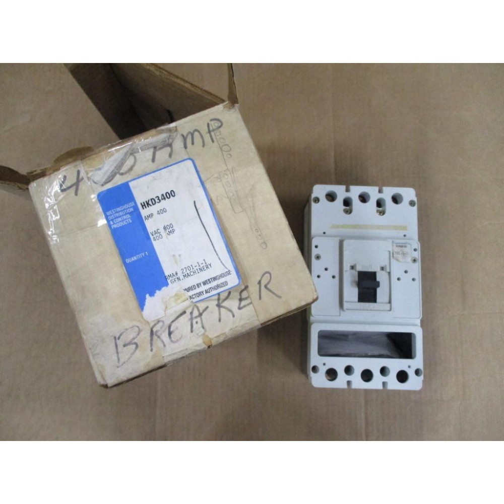 Westinghouse HKD3400 400 AMP Circuit Breaker - Refurbished