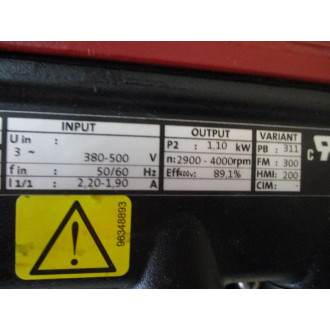 Grundfos MGE80B  2-FT100-IA Motor 98190219 - Used