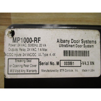 Albany Door Systems MP1000-RF Ultra Smart Door System MP1000RF Enclosure Only - Used
