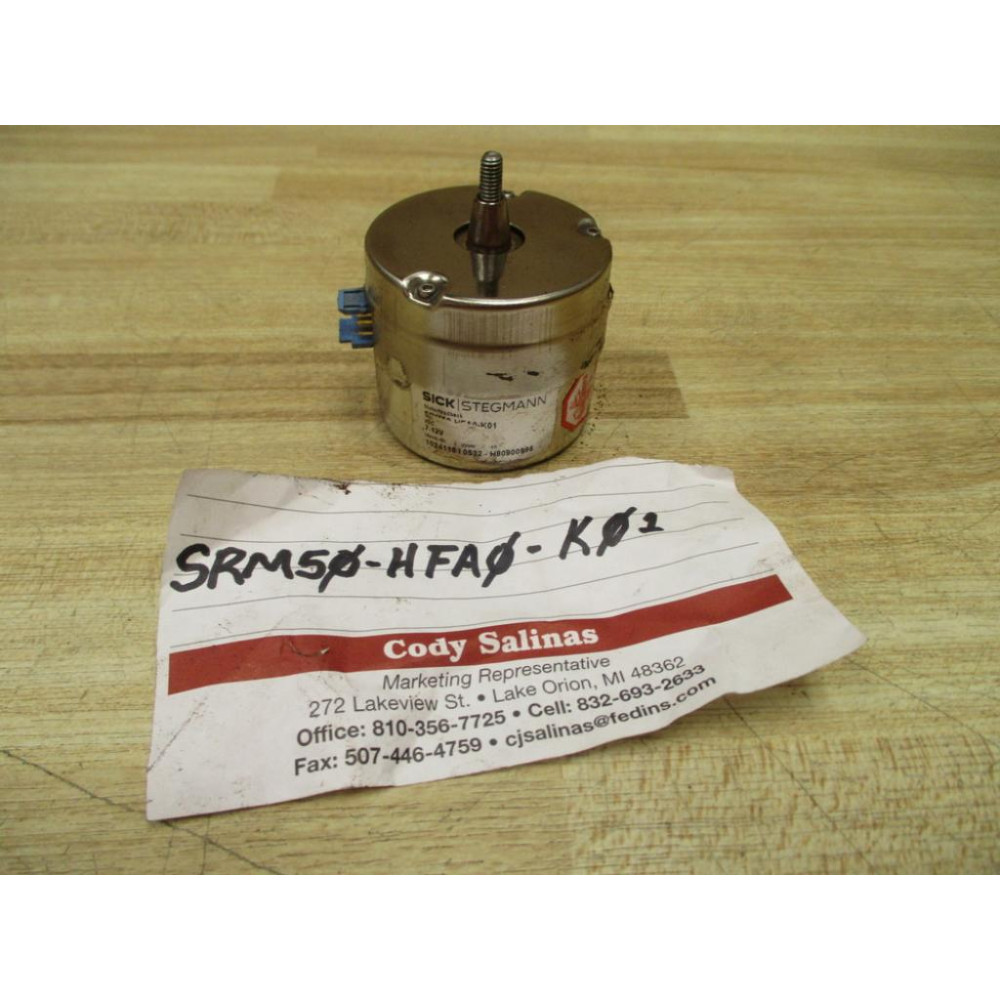 Sick Stegmann SRM50-HFA0-K01 Adapter Encoder SRM50HFA0K01 - Used