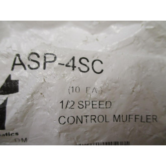 Arrow Pneumatics, ASP-4SC Speed Control Muffler ASP4SC - New No Box