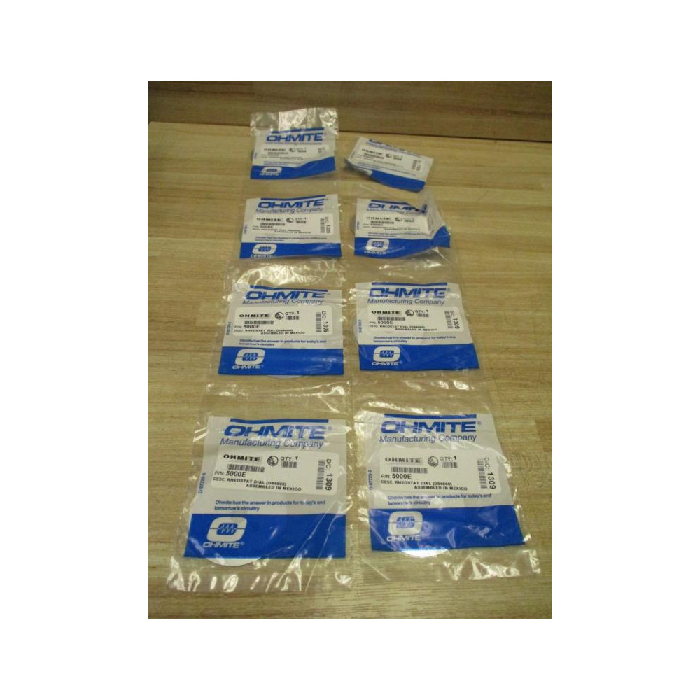 Ohmite 5000E Rheostat Dial (Pack of 8)