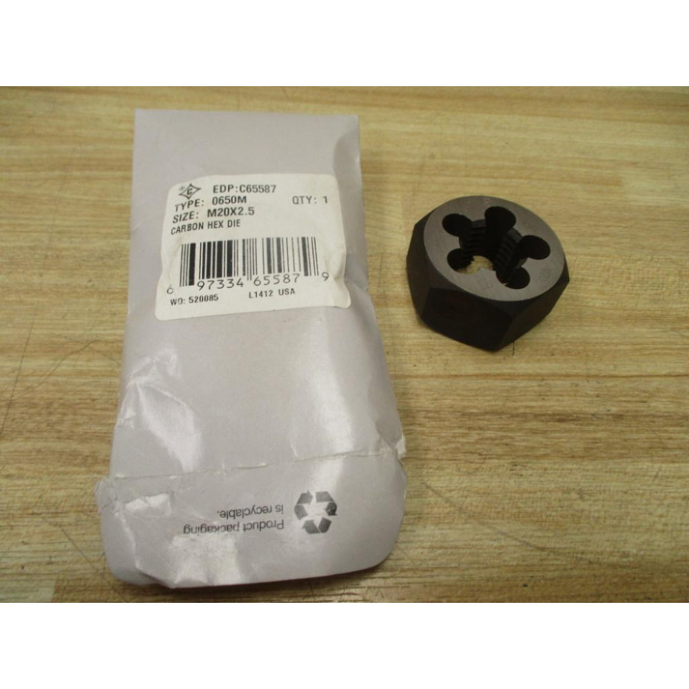 Cle-LineGreenfield C65587 Carbon Hexagon Die 0650M
