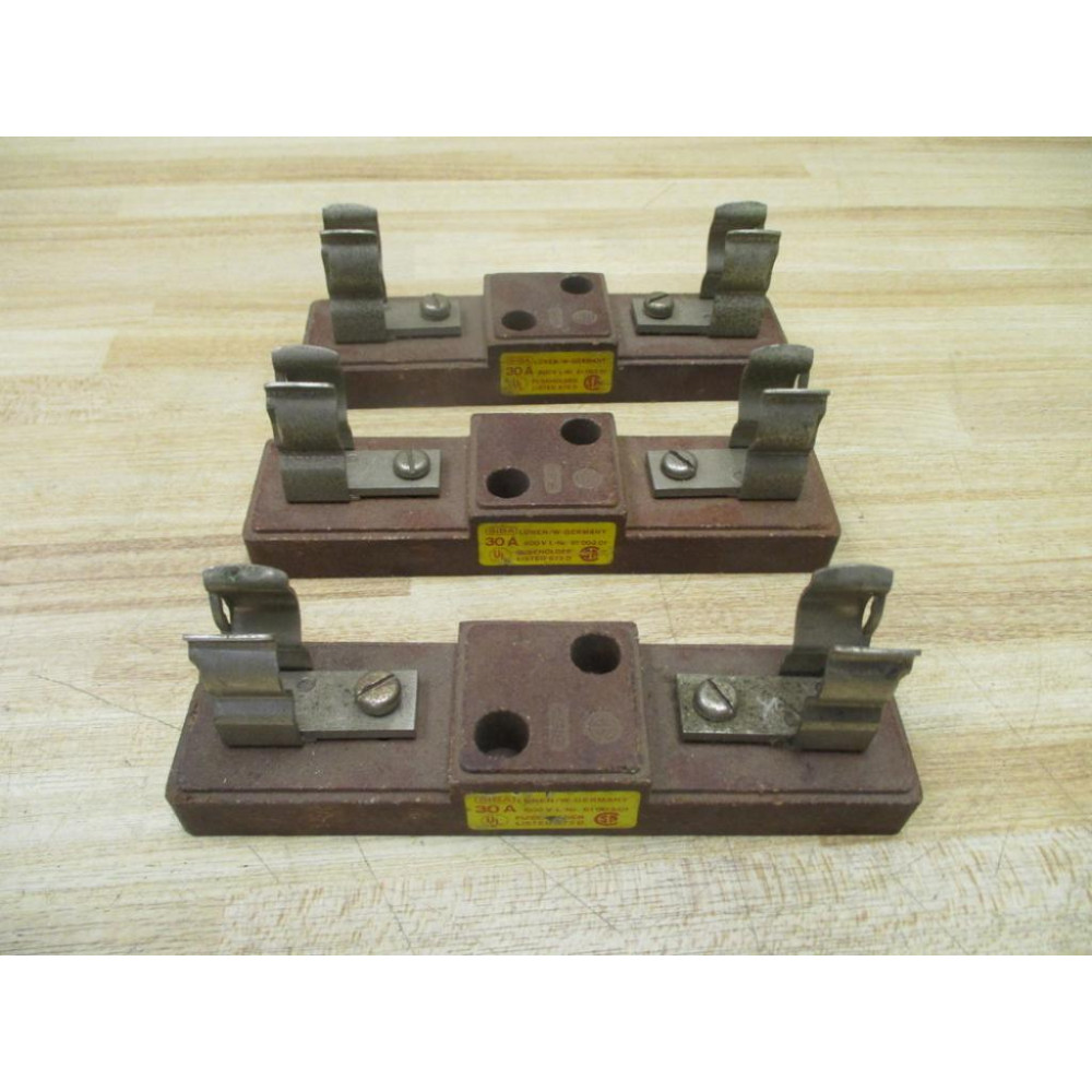 Siba 6100301 Fuse Holder (Pack of 3) - Used