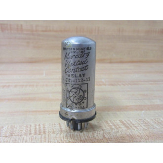Potter & Brumfield JM1-112-11 Wetted Contact Relay JM111211 - Used