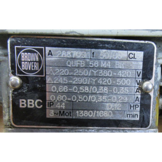 ABB QUFB-56-M4-BR Loding Pump QUFB56M4BR - Used