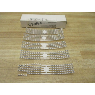 Sprecher+Schuh V7-MP5-0 Terminal Marker Cards V7MP50 (Pack of 5)