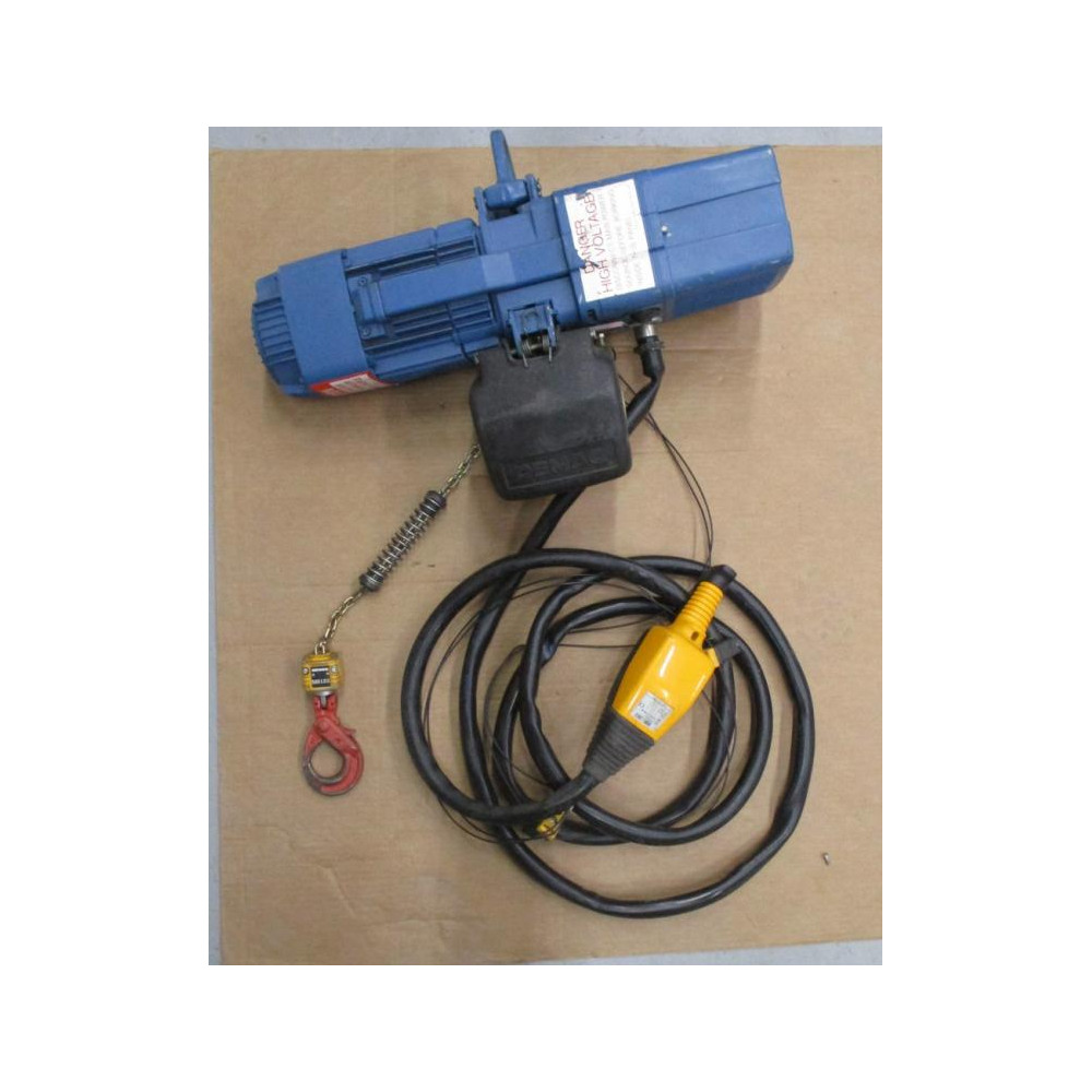 Demag DKUN 2-250 K V2 F4 Chain Hoist DKUN2250KV2F4 W Mounting Ring - Used