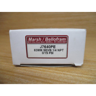 MarshBellofram J7640PE Pressure Gauge
