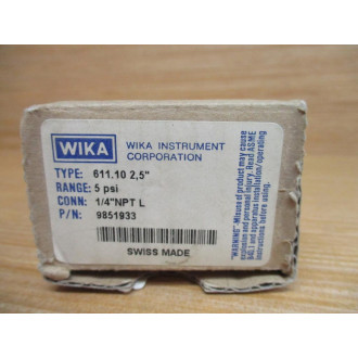 Wika 9851933 Pressure Gauge