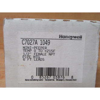 Honeywell C7027A-1049 Flame Detector C7027A1049 6' Leads