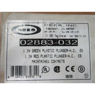 Rees 02883-032 Plunger Switch 02883032
