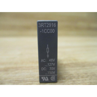 Siemens 3RT2916-1CC00 Surge Suppressor 3RT29161CC00 (Pack of 2) - New No Box