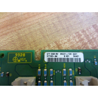 Allen Bradley X1746-A4 SLC500 4-Slot Backplane  961768 96176893-A01 - Used