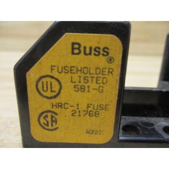 Buss HRC-1 Fuse Holder 21768 (Pack of 2) - Used