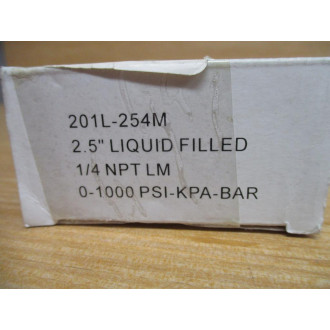 201L-254M Pressure Gauge 201L254M