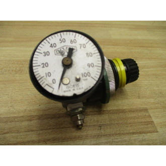Monnier 101-3001-2 Air Line Regulator 10130012 W Gauge & Mount - Used