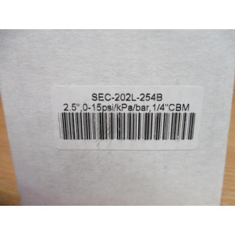 PIC SEC-202L-254B Pressure Gauge SEC202L254B