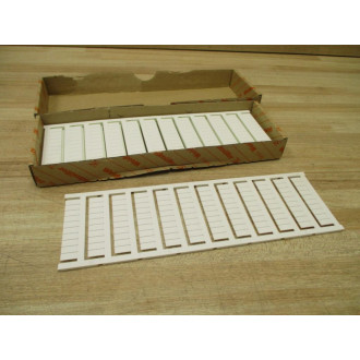 Weidmuller WS 126 MC NE WS Terminal Marker Sheet 1609900000 (Pack of 5)