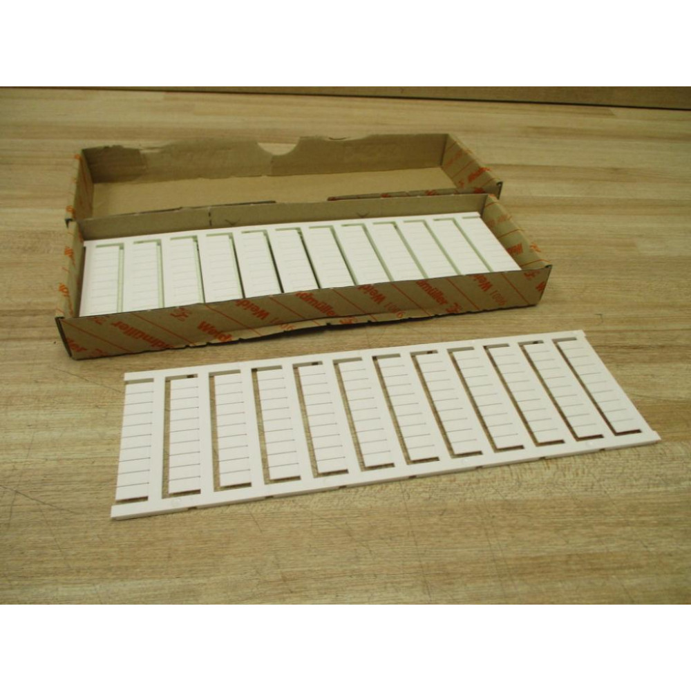 Weidmuller WS 126 MC NE WS Terminal Marker Sheet 1609900000 (Pack of 5)
