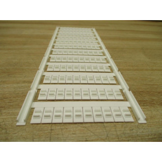 Weidmuller WS 126 MC NE WS Terminal Marker Sheet 1609900000 (Pack of 5)