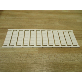 Weidmuller WS 126 MC NE WS Terminal Marker Sheet 1609900000 (Pack of 5)
