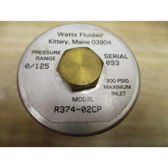 Watts Fluidair R374-02CP Pressure Regulator R37402CP - Used