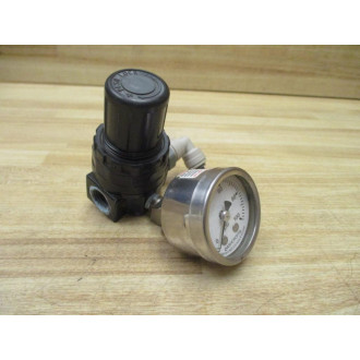 Bimba MSR200-08 MFD Mini Regulator MSR20008 W Gauge & Fitting - Used