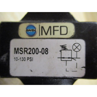 Bimba MSR200-08 MFD Mini Regulator MSR20008 W Gauge & Fitting - Used
