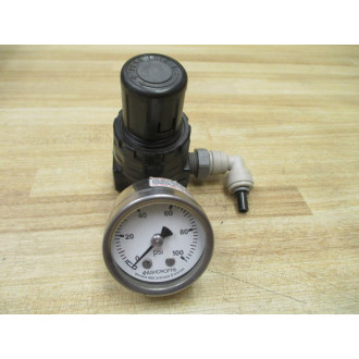Bimba MSR200-08 MFD Mini Regulator MSR20008 W Gauge & Fitting - Used